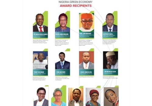 Segun Adaju, CEO of Consistent Energy Honored at the Nigeria Green Economy Event