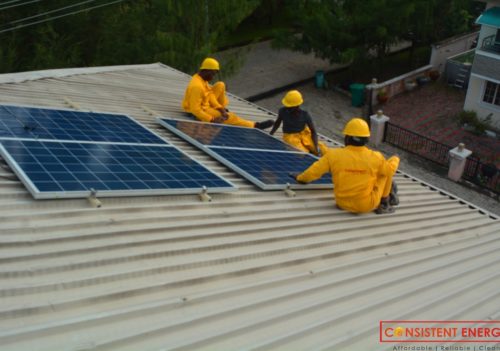 Installation of 4.32KW Complete Solar Power System at Lekki County Home, Lagos